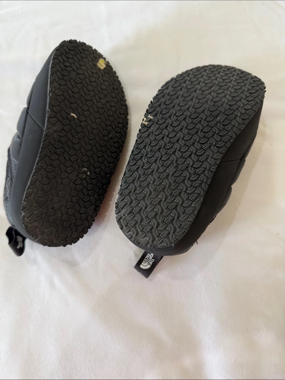 The North Face Quilted Slip-On Puffer Shoes - Black